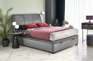 Кровать CONTINENTAL 2 160 HALMAR серый