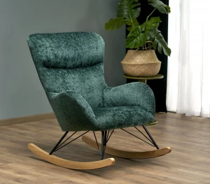 Кресло-качалка CASTRO HALMAR темно-зеленый