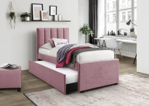 Ліжко RUSSO 90 HALMAR рожевий