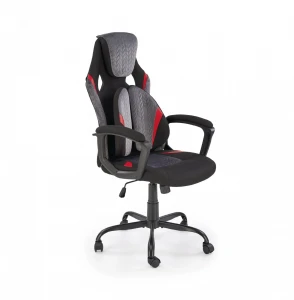 Кресло компьютерное JENSEN HALMAR серый/черный/красный