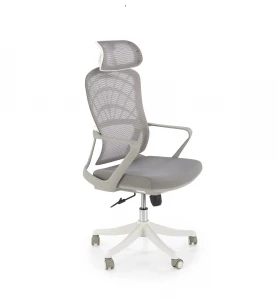 Крісло офісне поворотне VESUVIO 2 HALMAR сірий/білий
