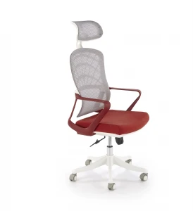 Крісло офісне поворотне VESUVIO 2 HALMAR кориця/білий