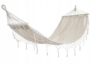 Гамак с бахрамой GardenLine Chomik HAM3286 бежевый