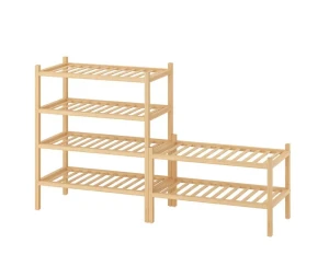 Комплект полок для обуви 3 шт VASSKÄR IKEA бамбук