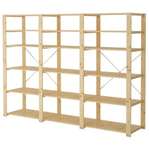 Стеллаж 3 секции HEJNE IKEA 230х50х171 см