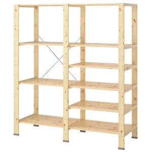 Стеллаж 2 секции HEJNE IKEA 154х50х172 см