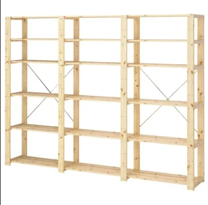 Стеллаж 3 секции HEJNE IKEA 230х31х171 см