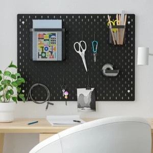 Доска перфорированная комбинированная SKÅDIS IKEA 76х56 черный Доска перфорированная комбинированная SKÅDIS IKEA 76х56 черный