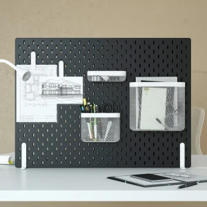 Доска перфорированная комбинированная SKÅDIS IKEA 76х56 черный 295.159.80