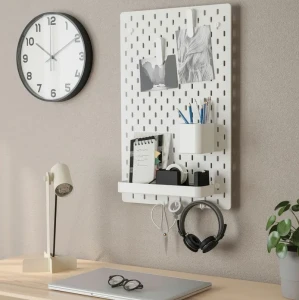 Доска перфорированная комбинированная SKÅDIS IKEA 36х56 белый 095.901.31