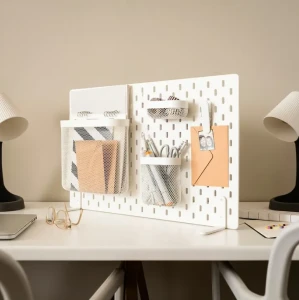 Доска перфорированная комбинированная SKÅDIS IKEA 56х37 белый 195.644.81