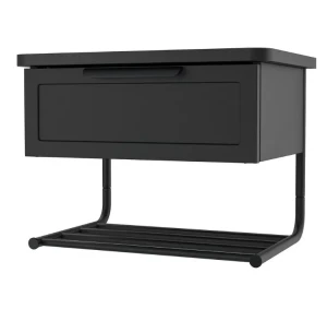 Столик прикроватный настенный GRÅFJÄLLET IKEA антрацит Столик прикроватный настенный GRÅFJÄLLET IKEA антрацит