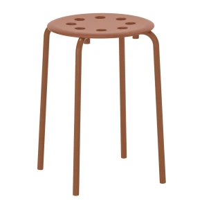 Табурет MARIUS IKEA красно-коричневый