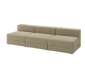 Диван модульный 5-местный JÄTTEBO IKEA коричнево-бежевый