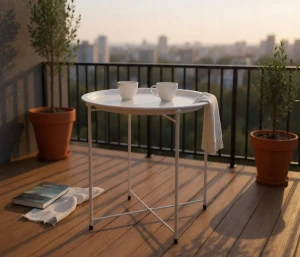 Стол кофейный Chomik белый