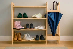 Стеллаж для обуви CHOMIK 4-уровневый с дополнительной полочкой Стеллаж для обуви CHOMIK 4-уровневый с дополнительной полочкой