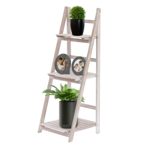 Стеллаж-лестница CHOMIK натуральный/отбеленный Стеллаж-лестница CHOMIK натуральный/отбеленный