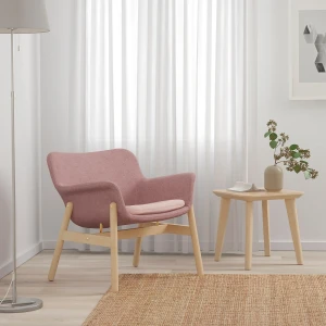 Крісло VEDBO IKEA світло-рожевий Крісло VEDBO IKEA світло-рожевий