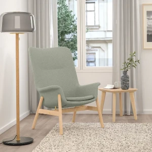 Крісло з високою спинкою VEDBO IKEA світло-зелений Крісло з високою спинкою VEDBO IKEA світло-зелений