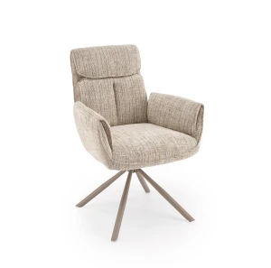 Крісло поворотне K596 CS HALMAR бежевий/кашемір Крісло поворотне K596 CS HALMAR бежевий/кашемір