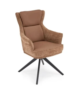 Крісло поворотне K611 HALMAR коричневий Крісло поворотне K611 HALMAR коричневий