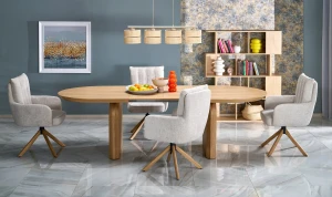 Стіл обідній розсувний SUNSET HALMAR натуральний Стіл обідній розсувний SUNSET HALMAR натуральний