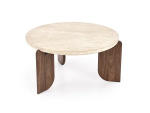 Стіл журнальний MAMBO HALMAR травертин/горіх Стіл журнальний MAMBO HALMAR травертин/горіх