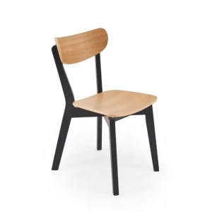 Стілець HAITI HALMAR натуральний/чорний