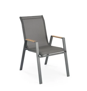 Стілець садовий HOVER HALMAR сірий/антрацит