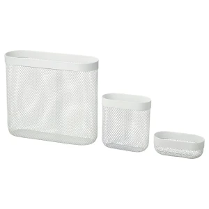 Кошики для зберігання SKÅDIS IKEA 3 штуки білий