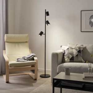 Підлогова лампа з прожекторами NYMÅNE IKEA антрацит Підлогова лампа з прожекторами NYMÅNE IKEA антрацит