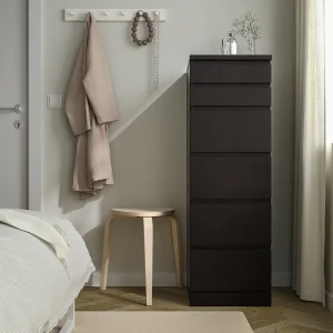 Комод MALM IKEA чорно-коричневий Комод MALM IKEA чорно-коричневий