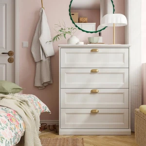 Комод FÅGELFJÄLLET IKEA 82×51×101 кремовий