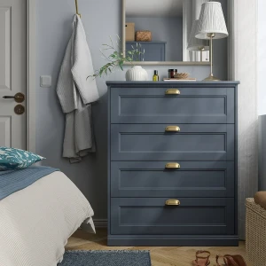 Комод FÅGELFJÄLLET IKEA 82×51×101 темно-сіро-синій
