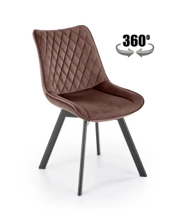 Стілець поворотний K520 Halmar мокка