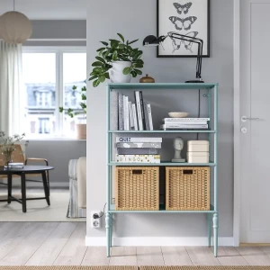 Стелаж SÅGMÄSTARE IKEA світло-сіро-блакитний