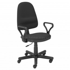 Кресло офисное BRAVO HALMAR (темно-серый)