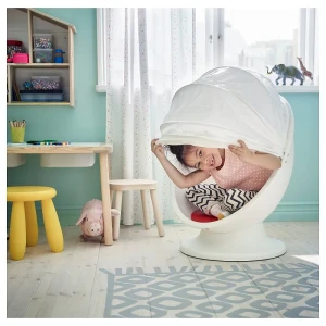 Крісло дитяче обертове IKEA PS LÖMSK білий Крісло дитяче обертове IKEA PS LÖMSK білий