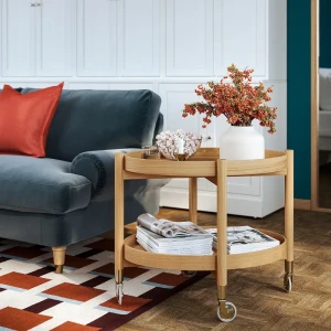 Столик-візок на колесах VALNÄS IKEA дуб Столик-візок на колесах VALNÄS IKEA дуб