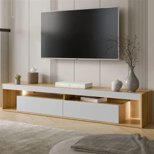 Тумба RTV Flore Cama 200 дуб тайга/сірий