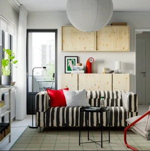 Диван KLIPPAN IKEA черный/бежевый Диван KLIPPAN IKEA черный/бежевый