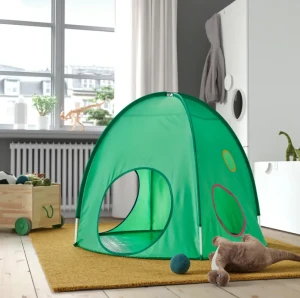 Дитячий намет DVÄRGMÅS IKEA зелений