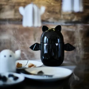 Миска з кришкою KUSTFYR IKEA чорна кажан Миска з кришкою KUSTFYR IKEA чорна кажан
