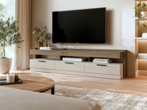 Тумба під телевізор MODO CAMA горіх Royal/кашемір