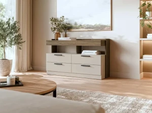 Комод 4s MODO CAMA горіх Royal/кашемір