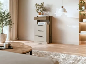 Комод 3s MODO CAMA горіх Royal/кашемір