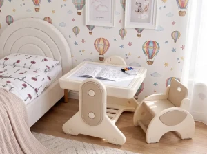 Комплект дитячих меблів: стіл та стілець MILA BELIANI бежевий