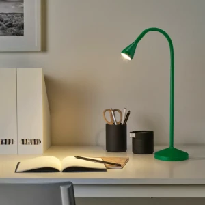 Настільна лампа LED NÄVLINGE IKEA зелений