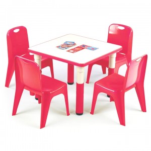 Стол детский SIMBA KWADRAT HALMAR (красный)