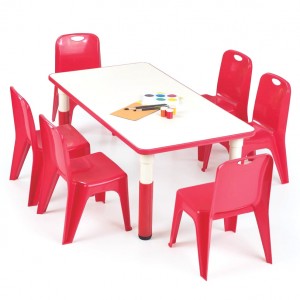 Стол детский SIMBA PROSTOKAT HALMAR (красный)